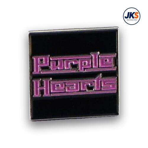 Purple Hearts Pin Badge
