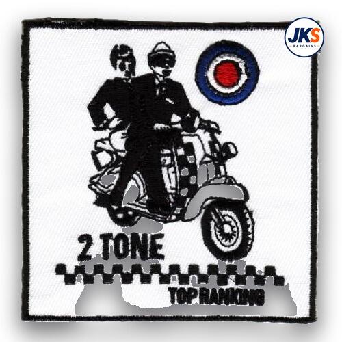2 Tone top Ranking Iron on Patch