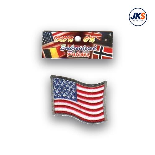 American Stars and Strirpes Flag Iron on Patch