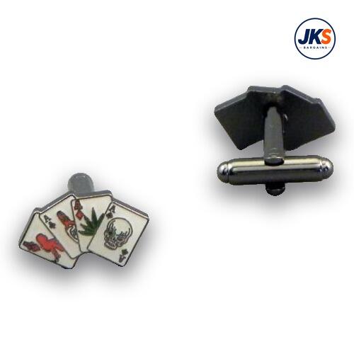 10 Pairs x Four Aces Playing Cards Cufflinks