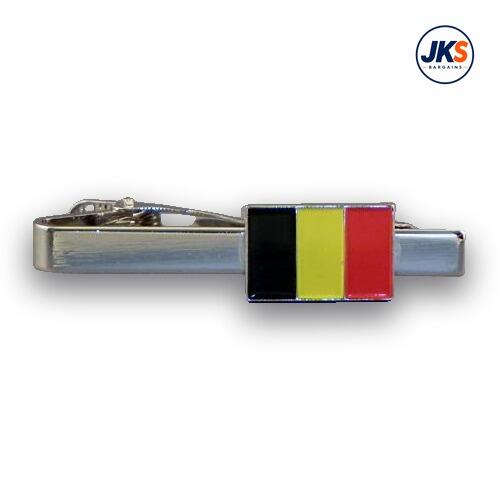 10 x Belgium Flag Tie Clips