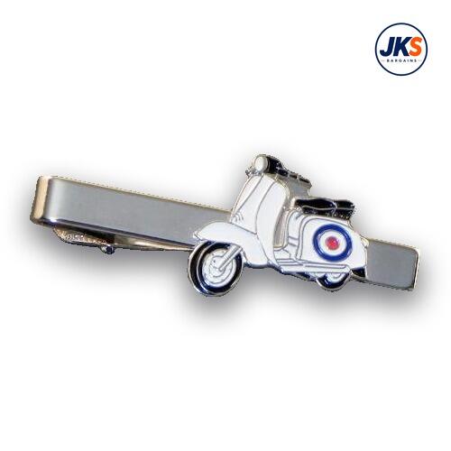 10 x MOD Roundel Style Scooter Tie Clips
