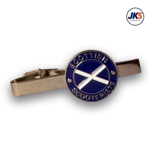10 x Scottish Scooterists Tie Clips