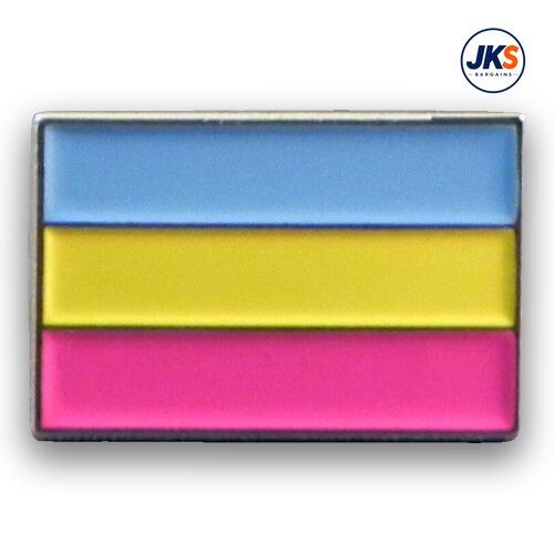 Pansexual Flag Pin Badge