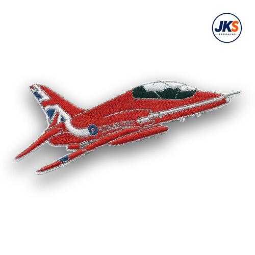 Red Arrows Hawk Plane Iron on Patch