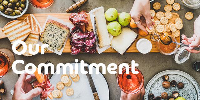 Our commitment section heading