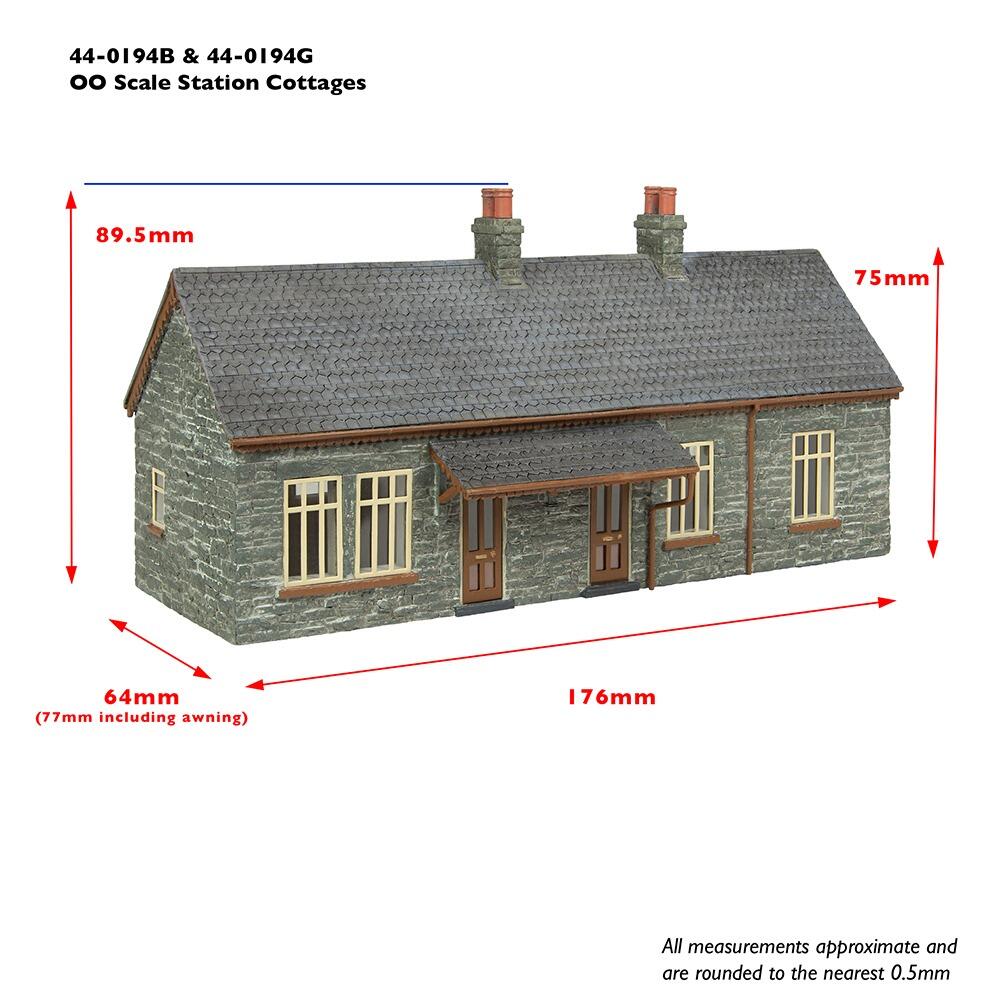 Picture of Narrow Gauge Station Cottages with Brown Doors