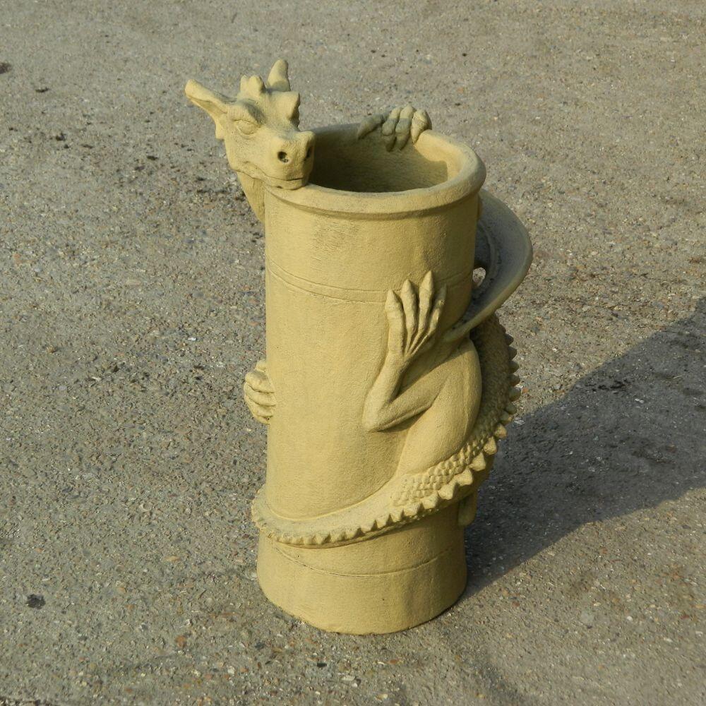 Chimney pot dragon bath stone