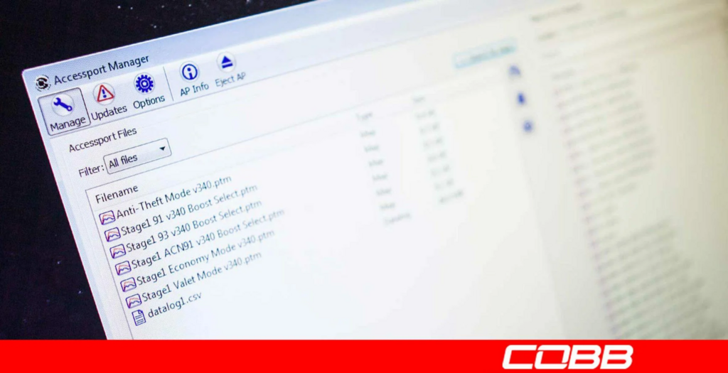New Accessport Manager Update, New Functionality!