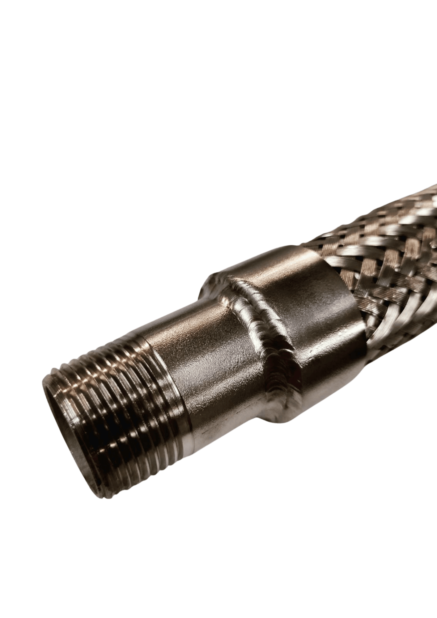 316 Stainless Braided Hose by Flex Pipe USA with 316 Male NPT