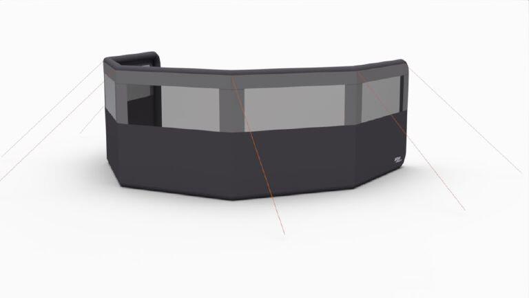 AirBeam Windbreak - 5 Panel - Elements ProShield Main Tube 2022-2026 AT044 - 1