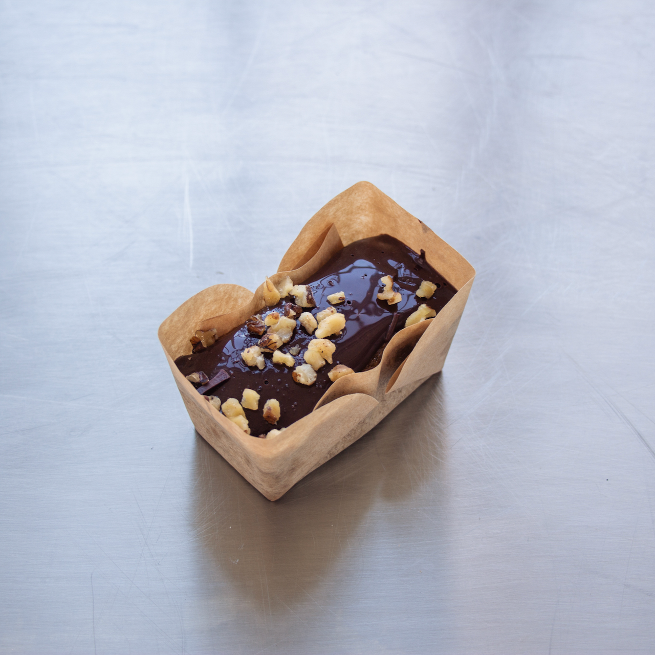 Banana Cake with Walnuts & Chocolate - Single Portion