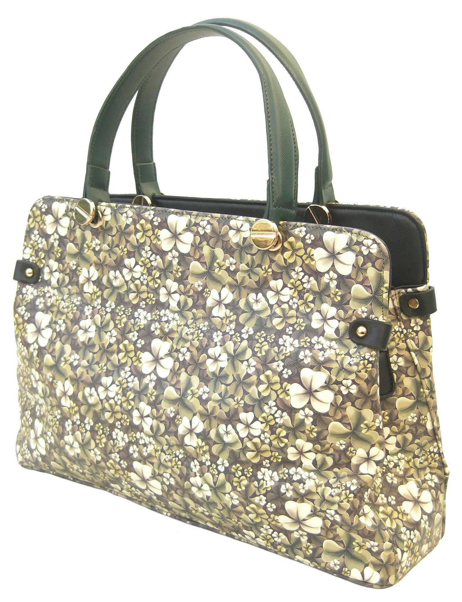 Shamrock Design handbag - Blooms of London - Designs inspired by nature