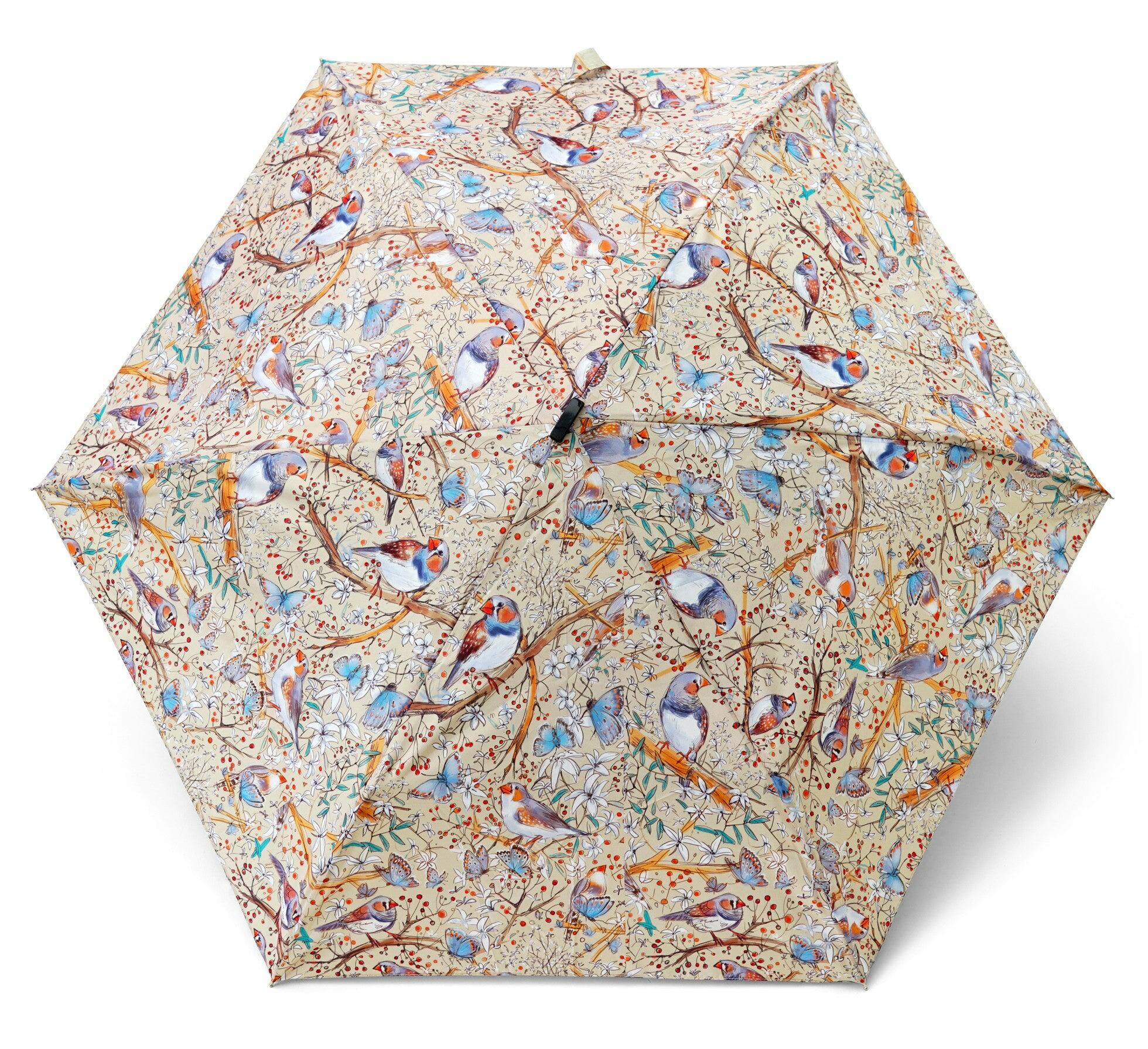 Zebra Finch Design Umbrella - Blooms of London - Designs inspired by nature
