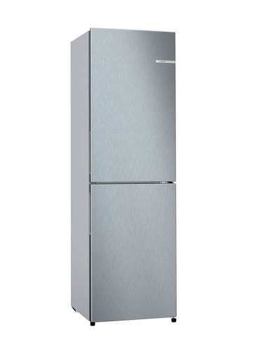 Bosch KGN27NLFAG 255 Litre 55cm No Frost Fridge Freezer | Silver Innox