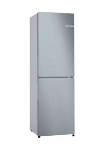 Bosch Serie 2 KGN27NLFAG 255 Litre 55cm No Frost Fridge Freezer | Silver Innox