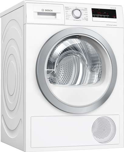 Bosch Serie 4 WTW85231GB 8Kg A++ Heat Pump Self Cleaning Condenser Tumble Dryer - White