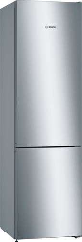Bosch Serie 4 KGN39VLEAG 60cm 366 Litre A++ No Frost Fridge Freezer | Silver Inox