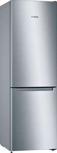 Bosch Serie 2 KGN33NLEAG 60cm 279 Litre Frost Free Fridge Freezer | Silver Innox
