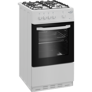 Zenith ZE501W 50cm Single Oven Gas Cooker | White