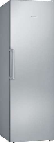 Siemens iQ300 GS36NVIFV 242 Litre 60cm Single Door Freezer | Silver Innox