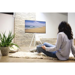 Hama 00118093 "Easel design" TV Stand up to 75inch TV | White