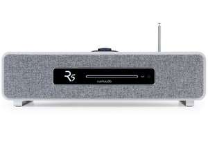 Ruark Audio R5 High Fidelity Music System CD, DAB, Bluetooth | Soft Grey Lacquer