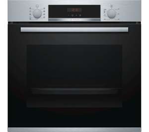 Bosch HBS573BS0B Built In Electric Single Oven with 3D Hot Air | Stainless Steel