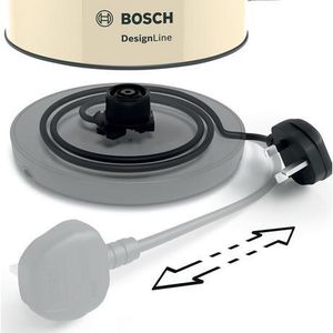 Bosch TWK4P437GB 1.7 Litre Jug Kettle | Cream
