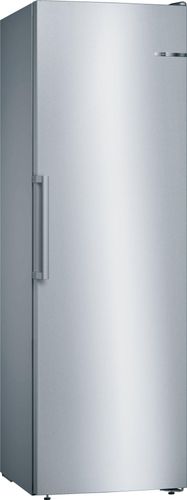 Bosch Serie 4 GSN36VLFPG 60cm 242 Litre Frost Free Tall Single Door Freezer | Silver Inox