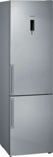 Siemens iQ300 KG39NMIESG 60cm 366 Litre Frost Free Fridge Freezer | Silver Inox