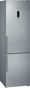 Siemens iQ300 KG39NMIESG 60cm 366 Litre Frost Free Fridge Freezer | Silver Innox