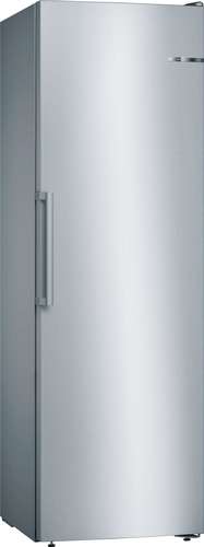 Bosch Serie 4 GSN36VLFP 60cm 242 Litre A++ Frost Free Tall Single Door Freezer | Silver Inox