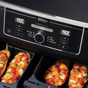 Ninja AF400UK Foodi XL Dual Zone 9.5 Litre Air Fryer | Black