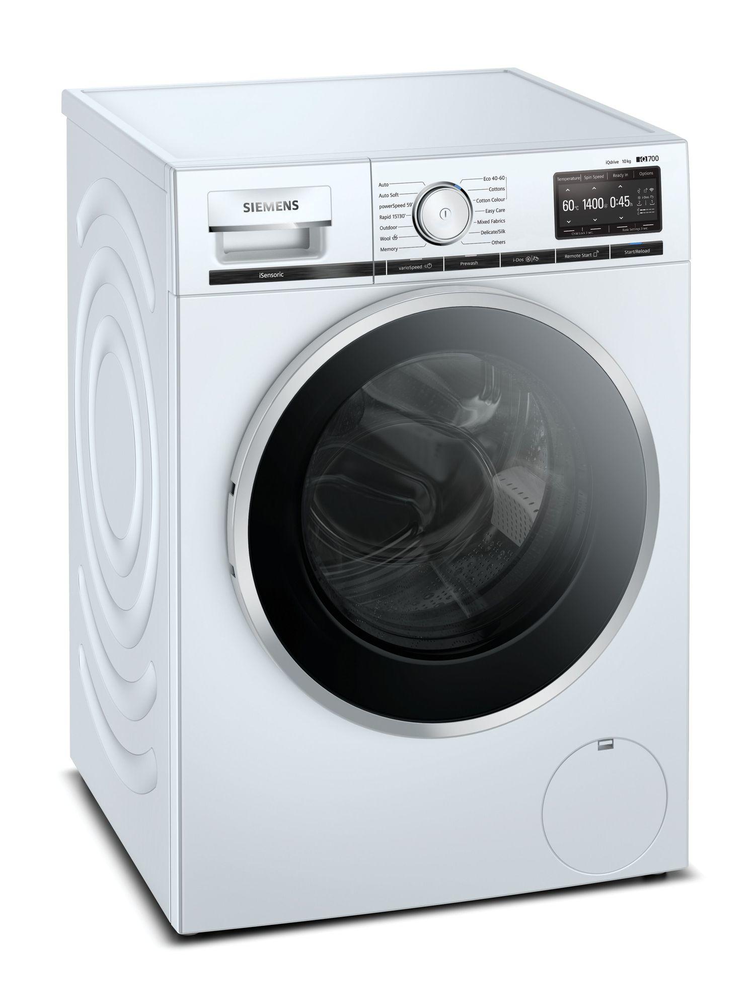 Image of iQ700 WM14XEH4GB 10Kg 1400 Spin Washing Machine | White