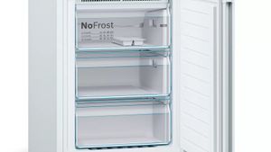Bosch Serie 4 KGN36VWEAG 60cm 320L A++ Frost Free Fridge Freezer | White