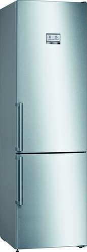 Bosch Serie 6 KGN39HIEP 366 Litre A++ No Frost Fridge Freezer | Silver Inox