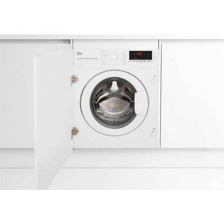 Beko WTIK74151F 7kg 1400 Spin Built-In Washing Machine - White