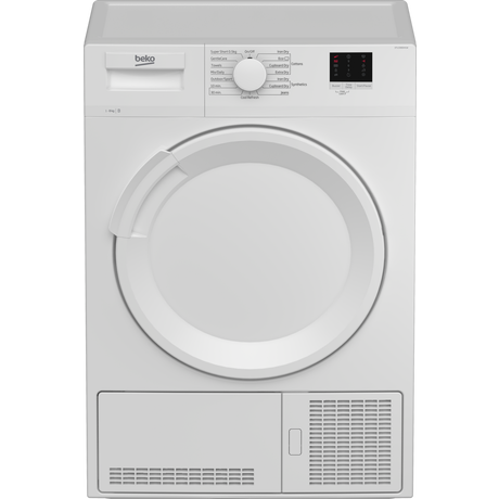 Beko DTLCE80041W 8kg Condenser Tumble Dryer | White