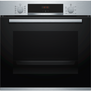 Bosch HBS534BS0B Built In Electric Single Oven with 3D Hot Air | Stainless Steel