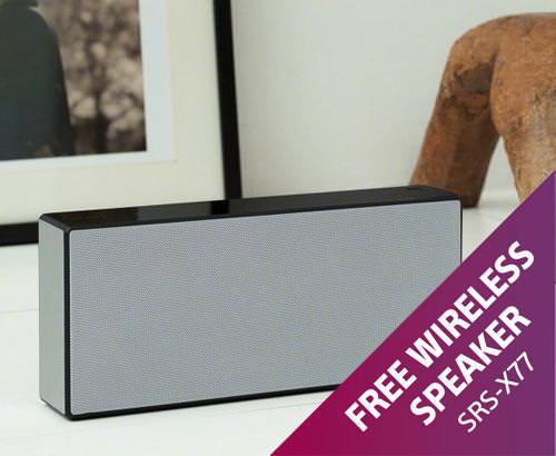 Promotions: Free Sony SRS-X77 Wireless Speaker Offer Thumbnail