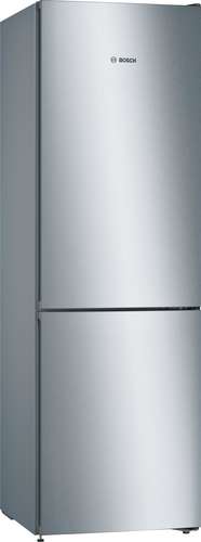 Bosch Serie 4 KGN36VLEAG 60cm 324 Litre A++ Frost Free Fridge Freezer | Silver Inox