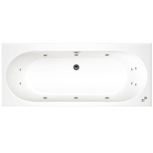 12 jet Beaufort Biscay 1700 x 750 mm Double Ended Whirlpool Bath