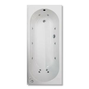 12 jet Trojan Cascade 1500 x 700 mm Small Whirlpool Bath