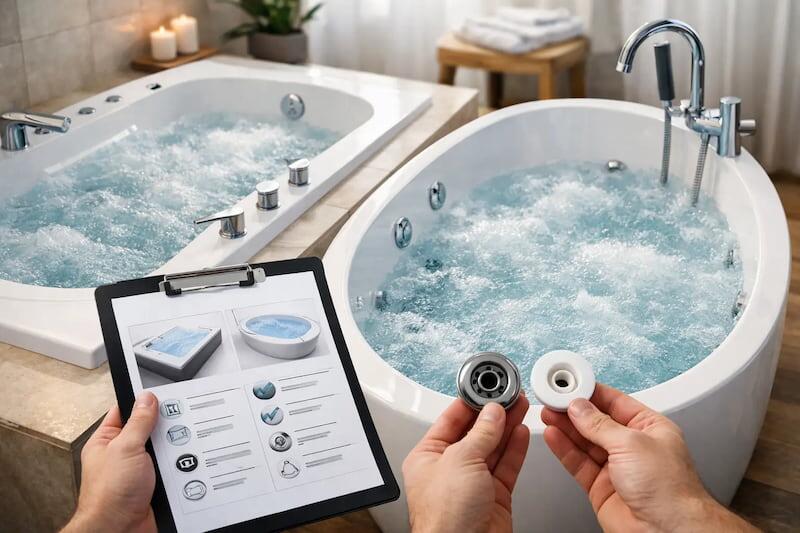 How to Compare Whirlpool Bath Systems