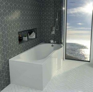 right beaufort shannon shower bath side view