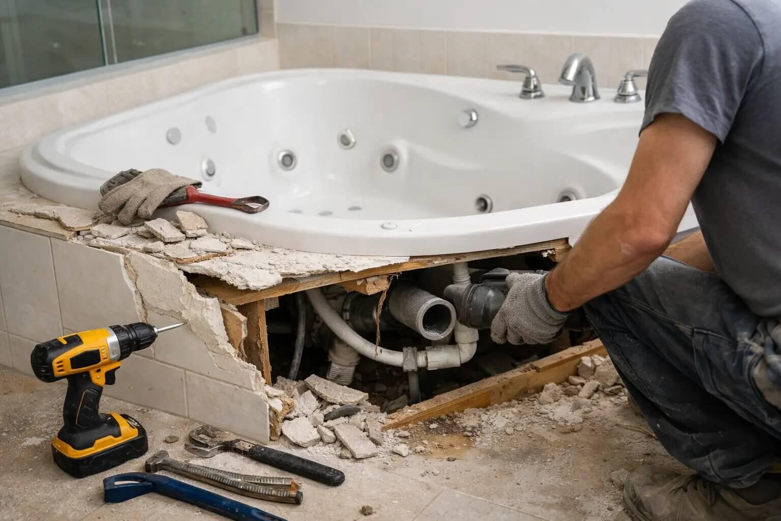 How to Remove a Spa Bath Safely