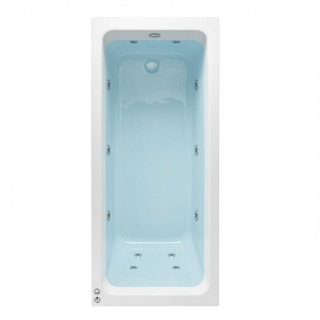 SBC - Beaufort Portland SE 1750 x 750 mm Single Ended 12 Jet Whirlpool Bath