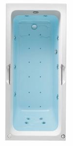 Beaufort Portland Twin Grip Single Ended 24 Jet Whirlpool Bath | 9 Sizes Available