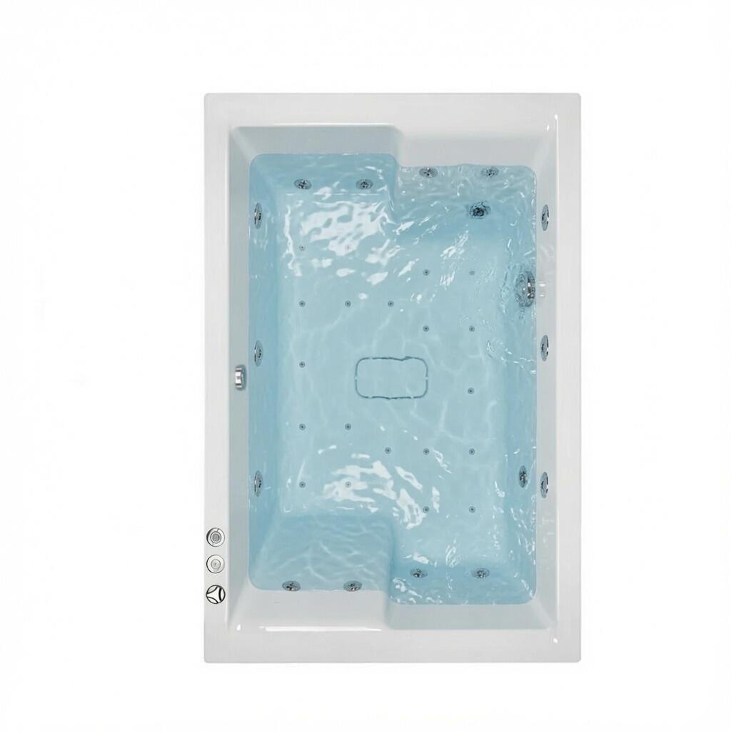 Amare Inset Super Deep 1800x1200mm 34 Jet Whirlpool Bath | Trojan Spa Bath